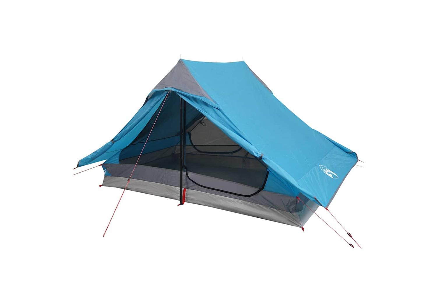 Vidaxl Camping Tent 2-person Blue Waterproof-7