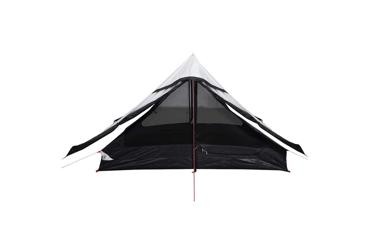 Vidaxl Camping Tent 2-person White Blackout Fabric Waterproof-6