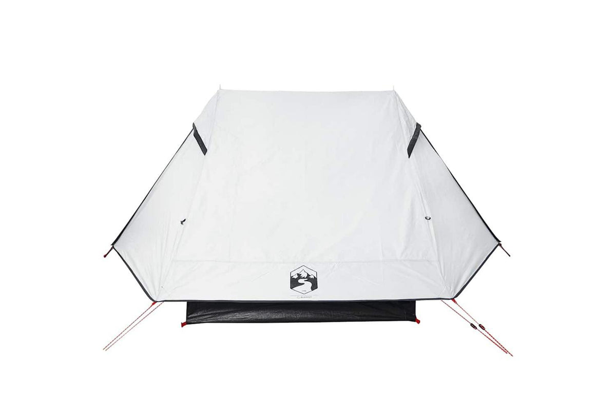 Vidaxl Camping Tent 2-person White Blackout Fabric Waterproof-9