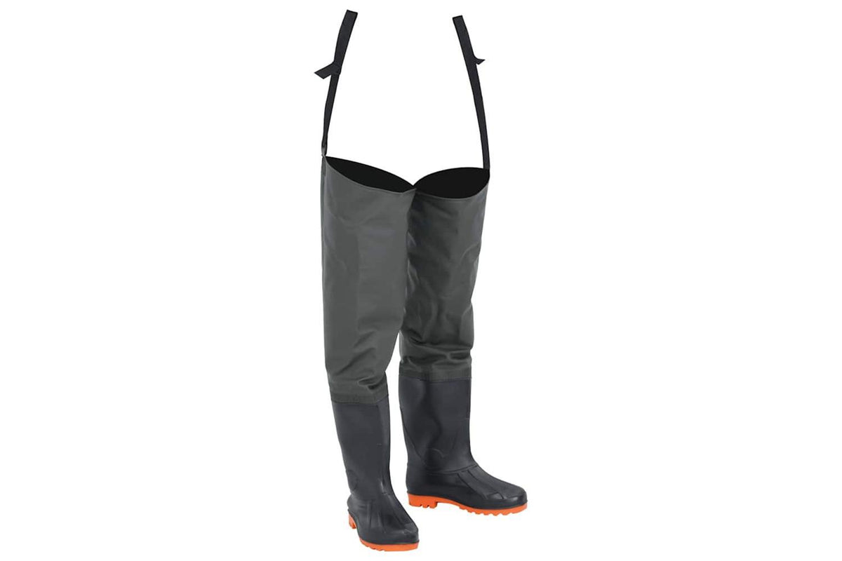 Vidaxl Hip Waders Dark Green Size 42