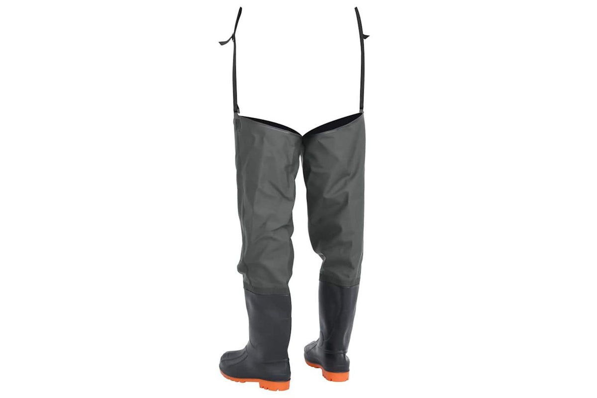 Vidaxl Hip Waders Dark Green Size 42-4