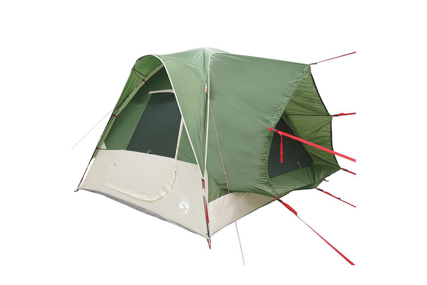 Vidaxl Car Tent 4-person Green Waterproof-5