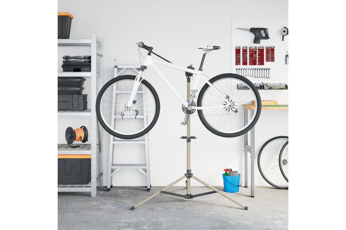 Vidaxl Bike Repair Stand Foldable Adjustable 120-165 Cm Aluminium-3