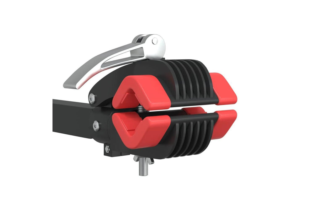 Vidaxl Bike Repair Stand Wall Mounted Foldable Red And Black Steel-8