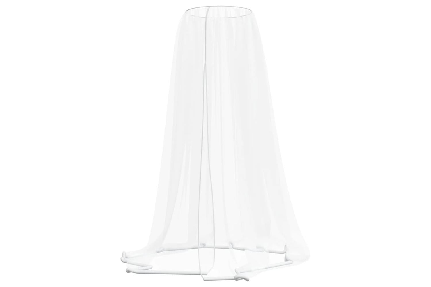Vidaxl Mosquito Net For Umbrella 220 Mesh White ÃŽÂ¦330x250 Cm-4