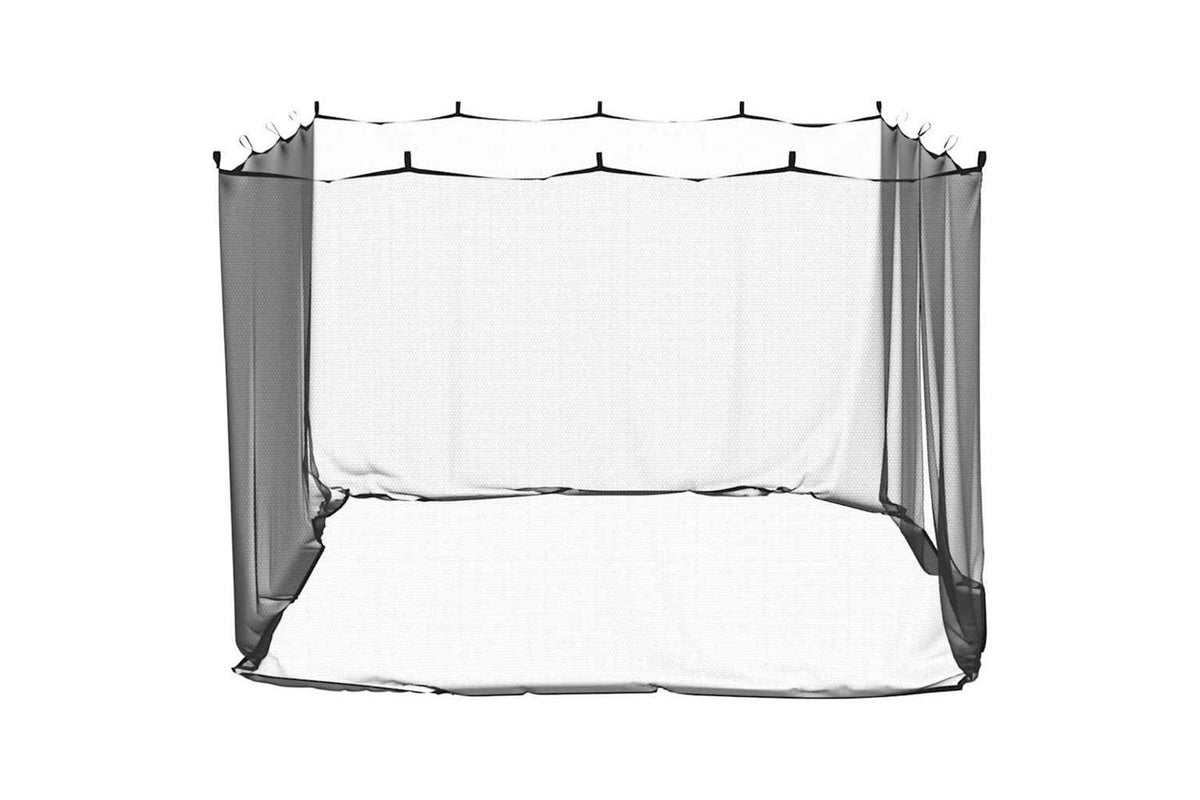 Vidaxl Mosquito Net For Outdoor 220 Mesh Black 300x300x200 Cm-5