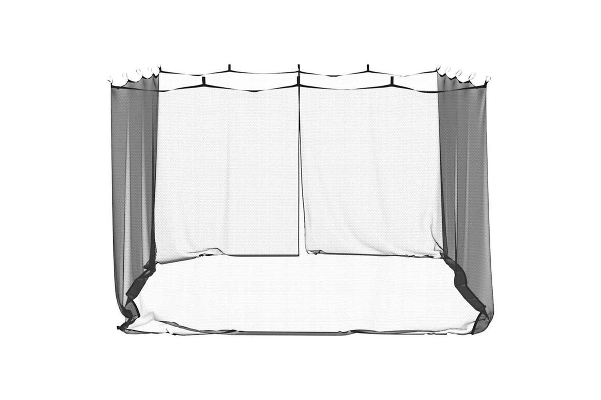 Vidaxl Mosquito Net For Outdoor 220 Mesh Black 300x300x200 Cm-6