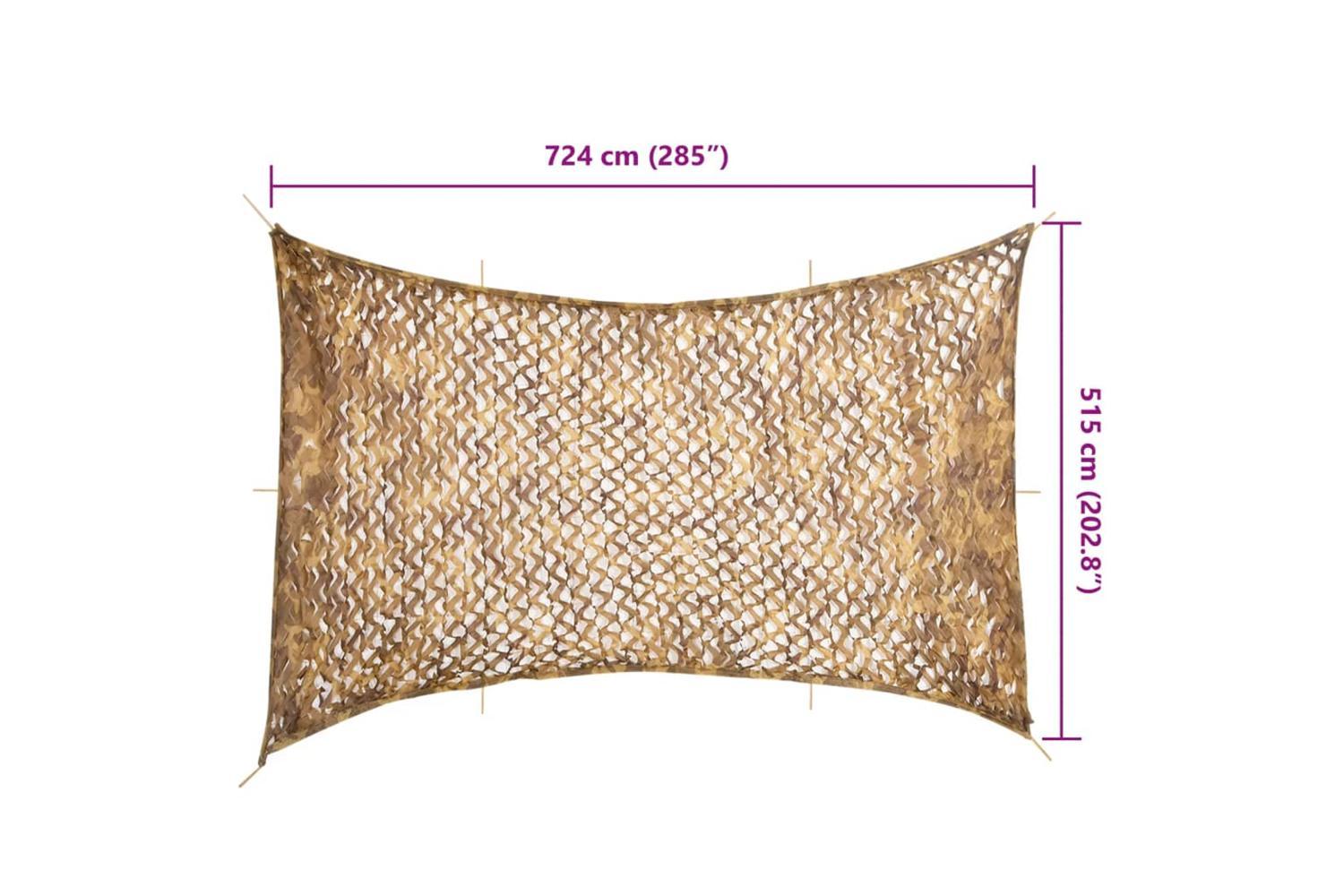 Vidaxl Camouflage Net With Storage Bag 724x515 Cm Sand-7