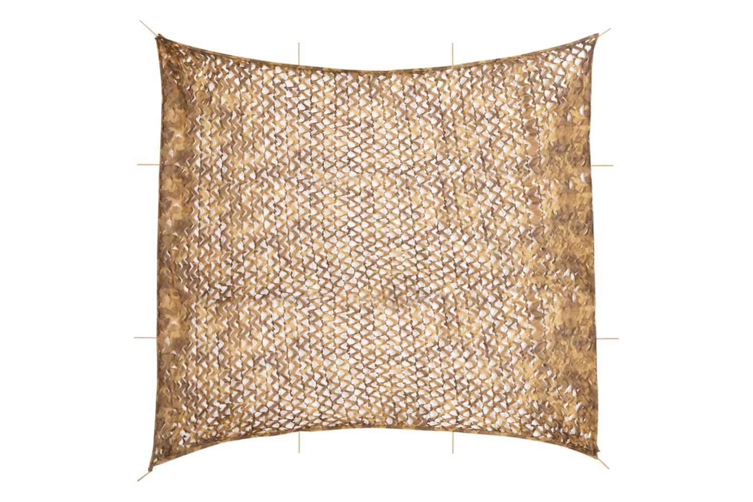 Vidaxl Camouflage Net With Storage Bag 614x581 Cm Sand