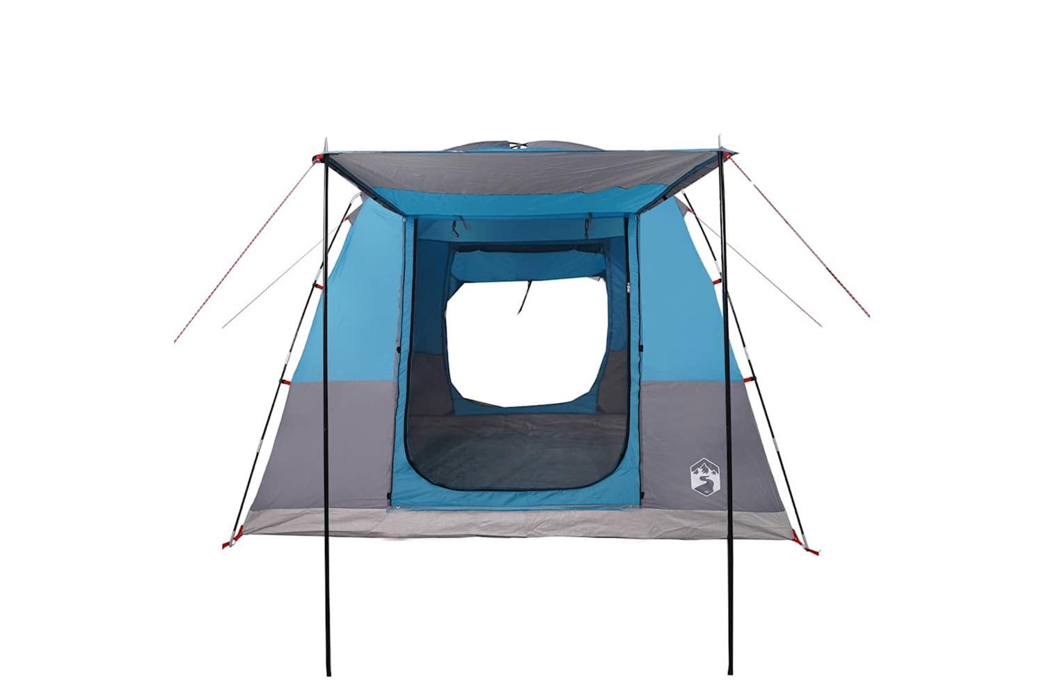 Vidaxl Car Tent 4-person Blue Waterproof-10