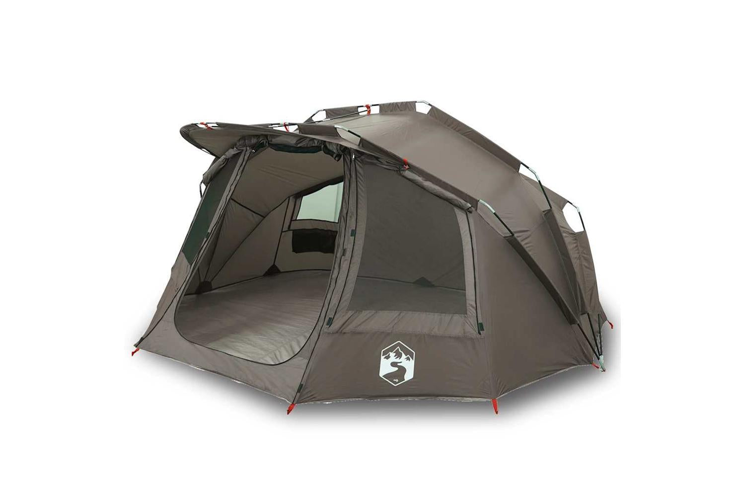 Vidaxl Fishing Tent 5-person Grey Waterproof
