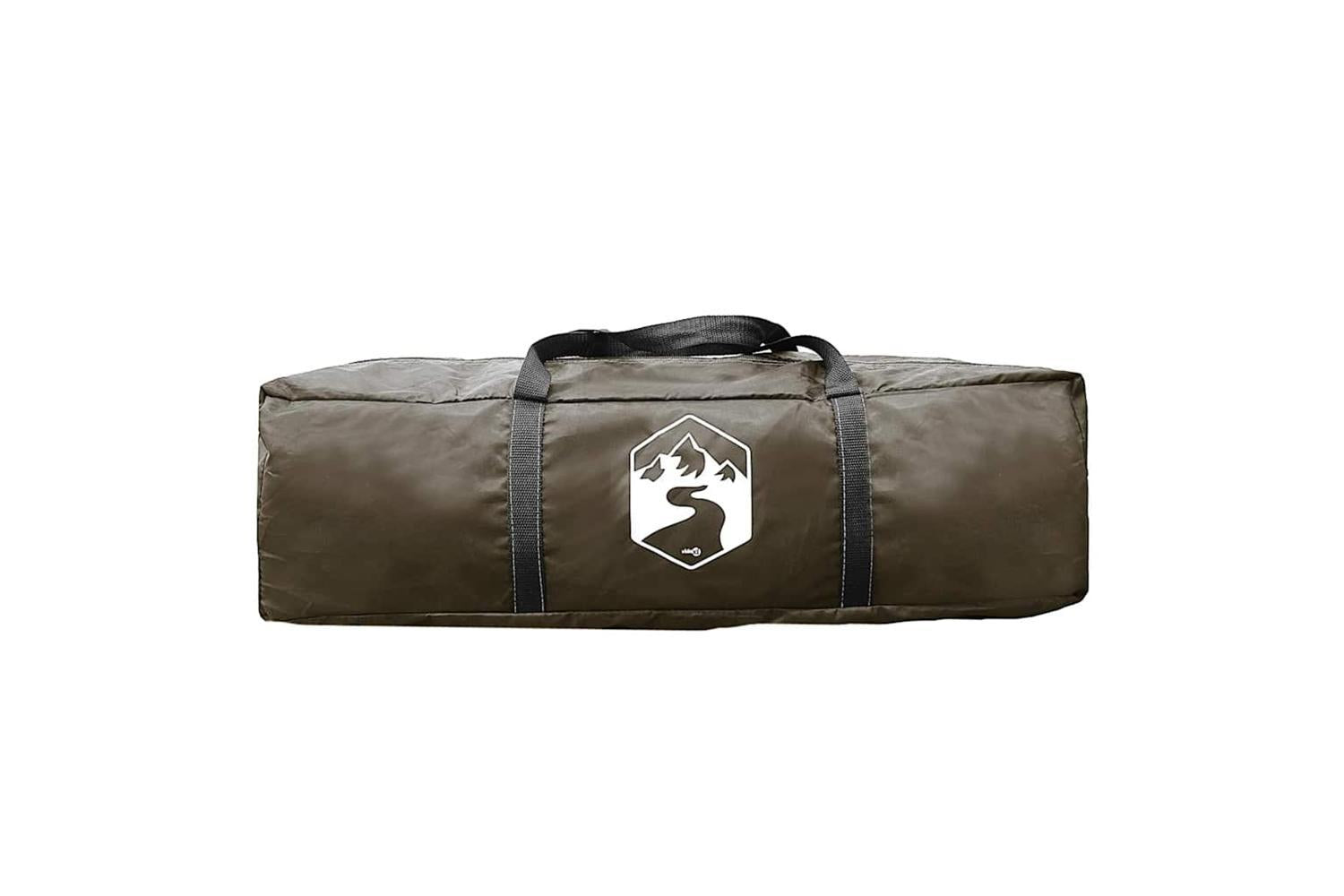 Vidaxl Fishing Tent 5-person Grey Waterproof-8