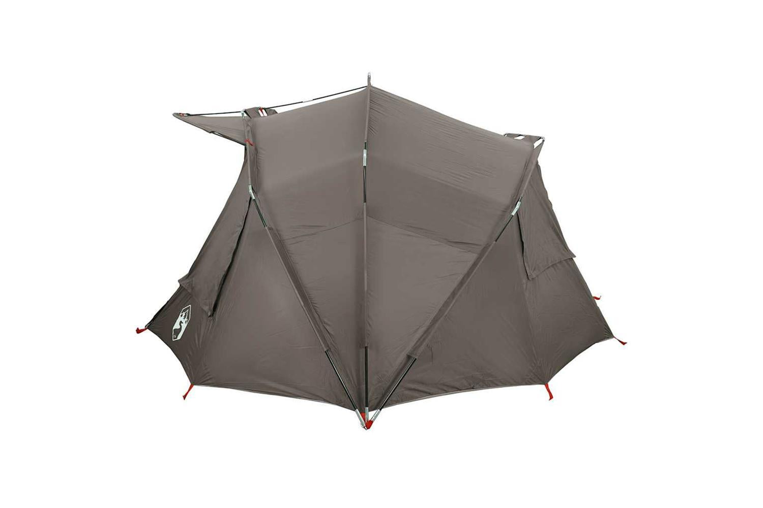 Vidaxl Fishing Tent 5-person Grey Waterproof-9