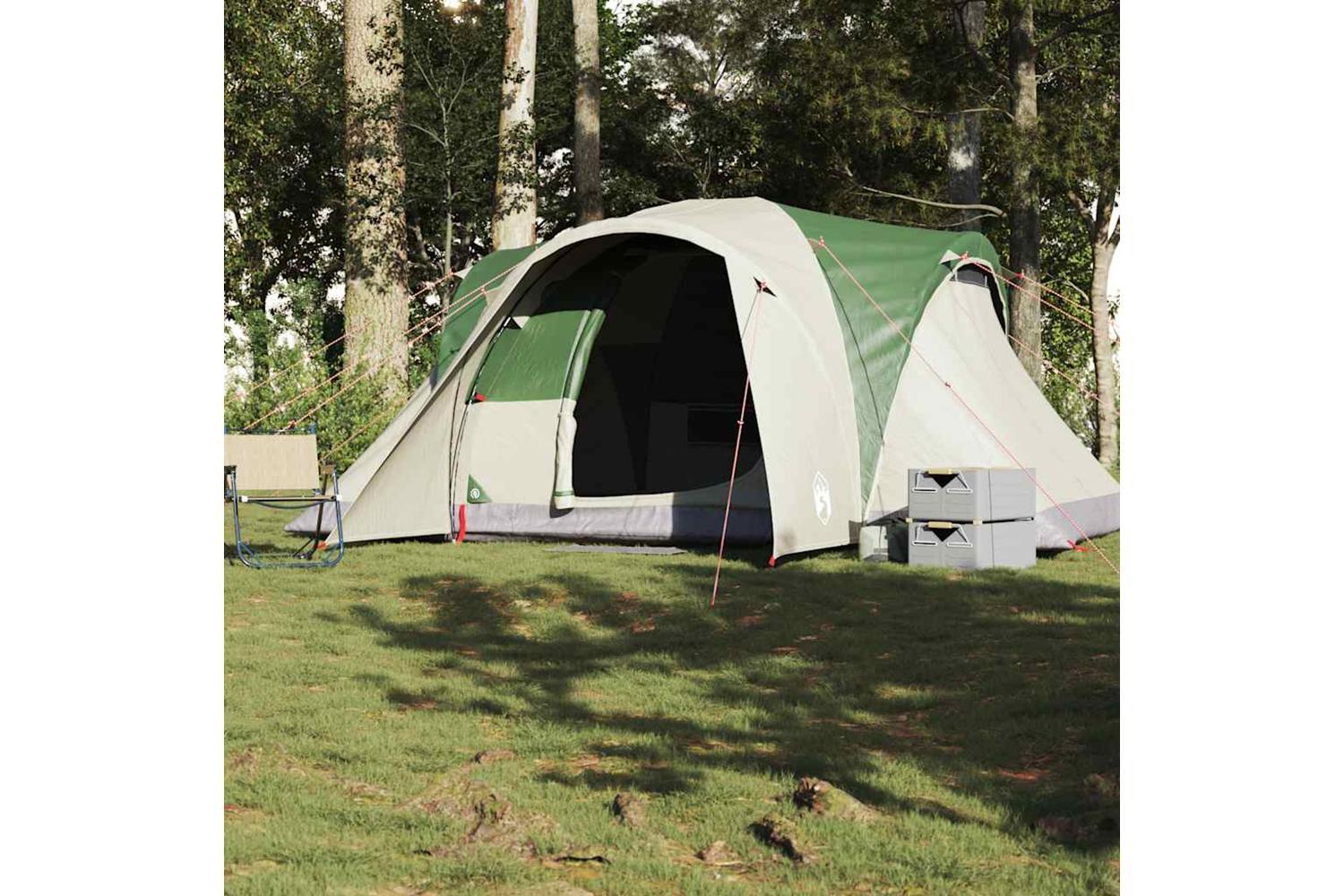 Vidaxl Family Tent Dome 6-person Green Waterproof-3