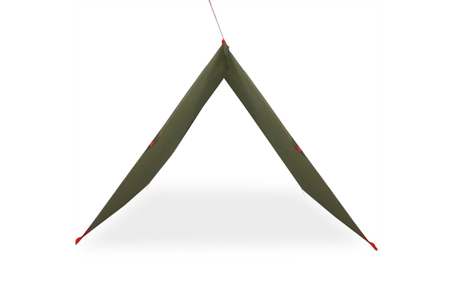 Vidaxl Camping Tarp Olive Green 306x306 Cm Waterproof-4