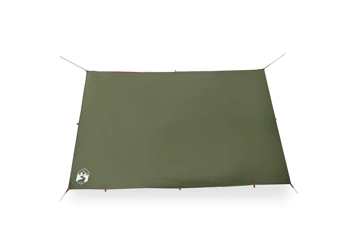 Vidaxl Camping Tarp Olive Green 306x306 Cm Waterproof-5