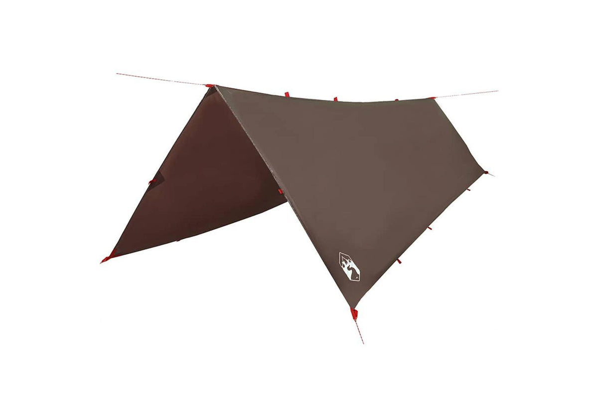 Vidaxl Camping Tarp Brown 506x306 Cm Waterproof-2