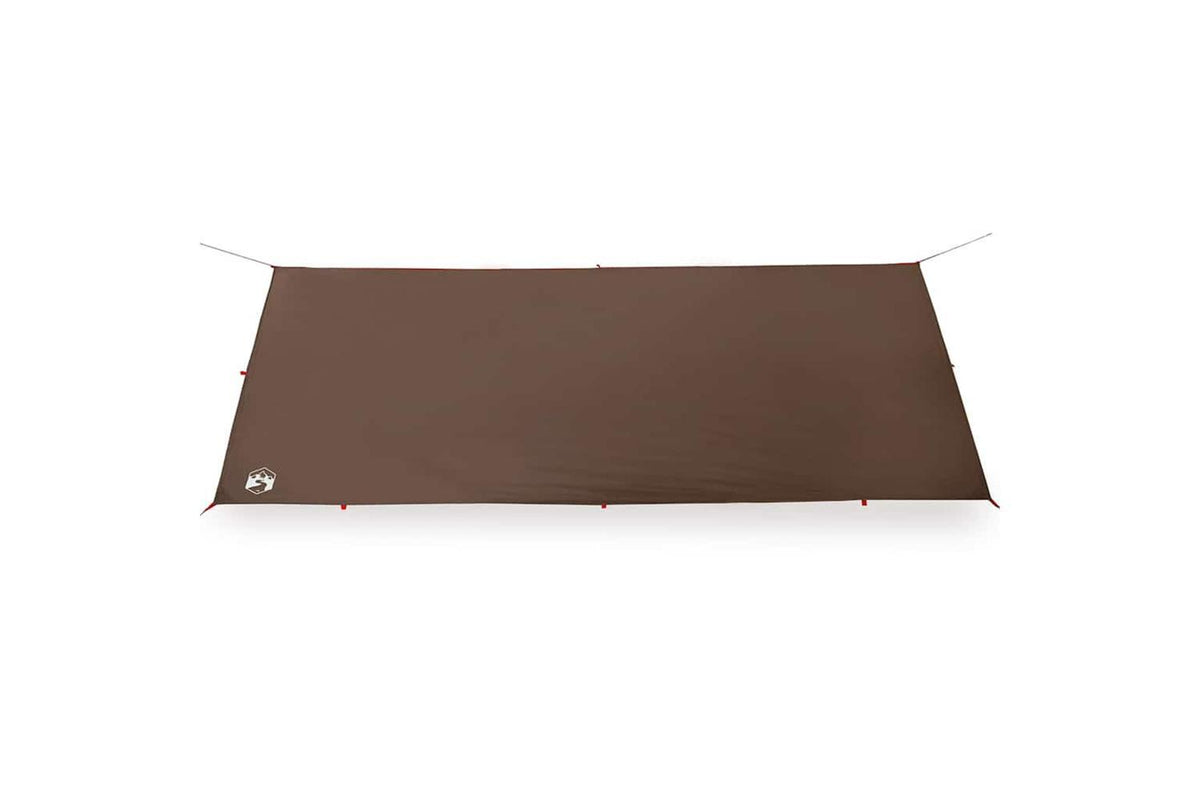 Vidaxl Camping Tarp Brown 506x306 Cm Waterproof-5