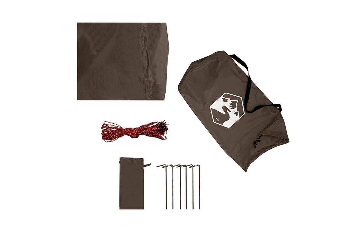 Vidaxl Camping Tarp Brown 506x306 Cm Waterproof-10