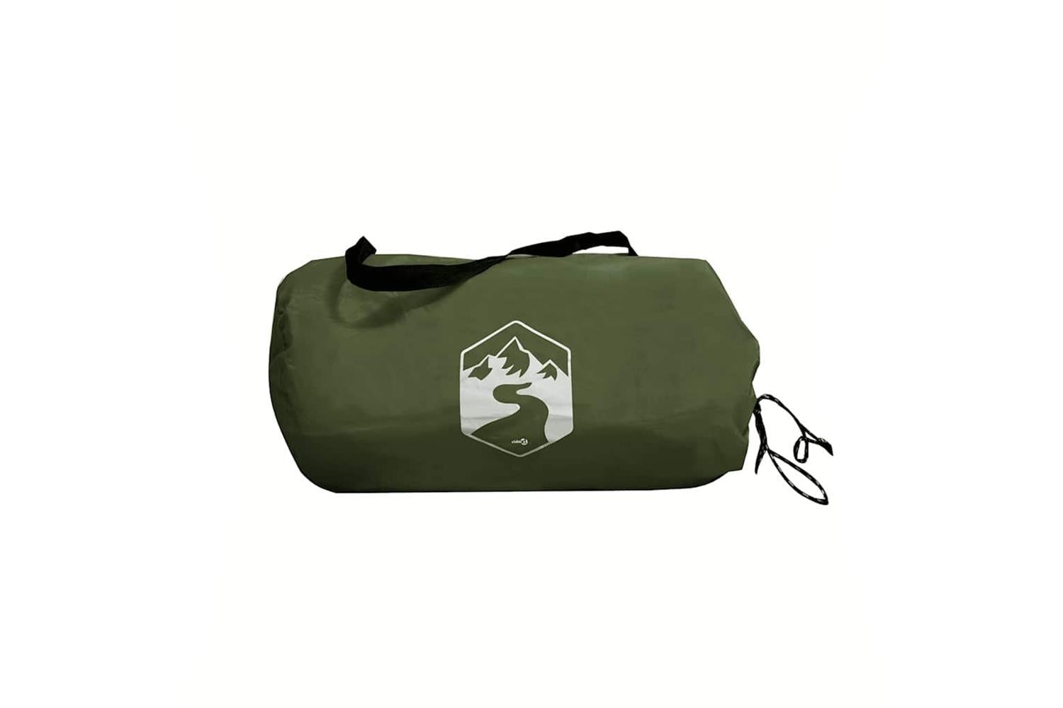 Vidaxl Camping Tarp Olive Green 451x420 Cm Waterproof-9