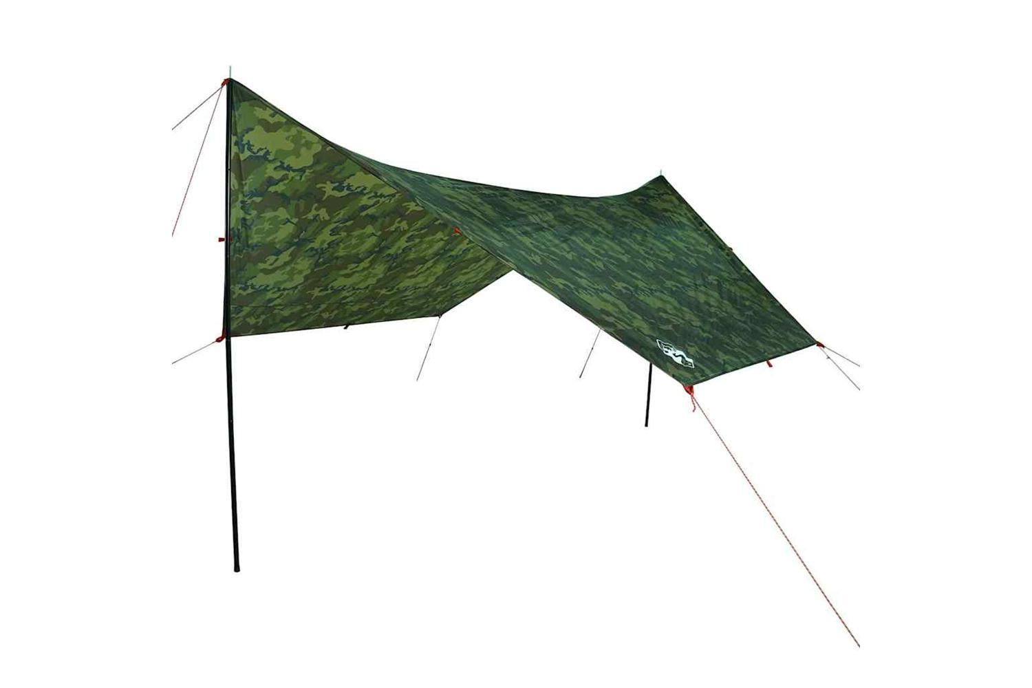 Vidaxl Camping Tarp Camouflage 438x376x212 Cm Waterproof