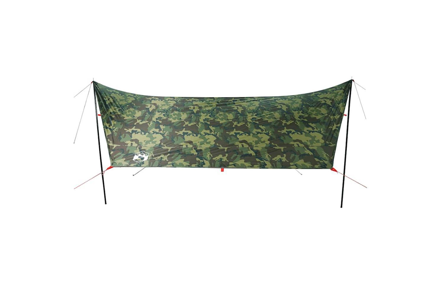 Vidaxl Camping Tarp Camouflage 438x376x212 Cm Waterproof-5