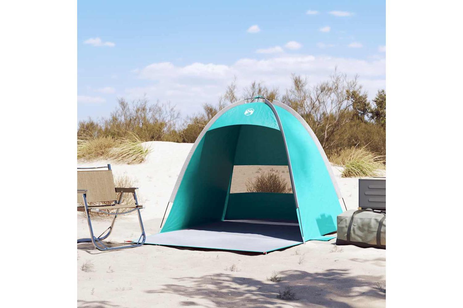 Vidaxl Beach Tent 3-person Sea Green Waterproof-3