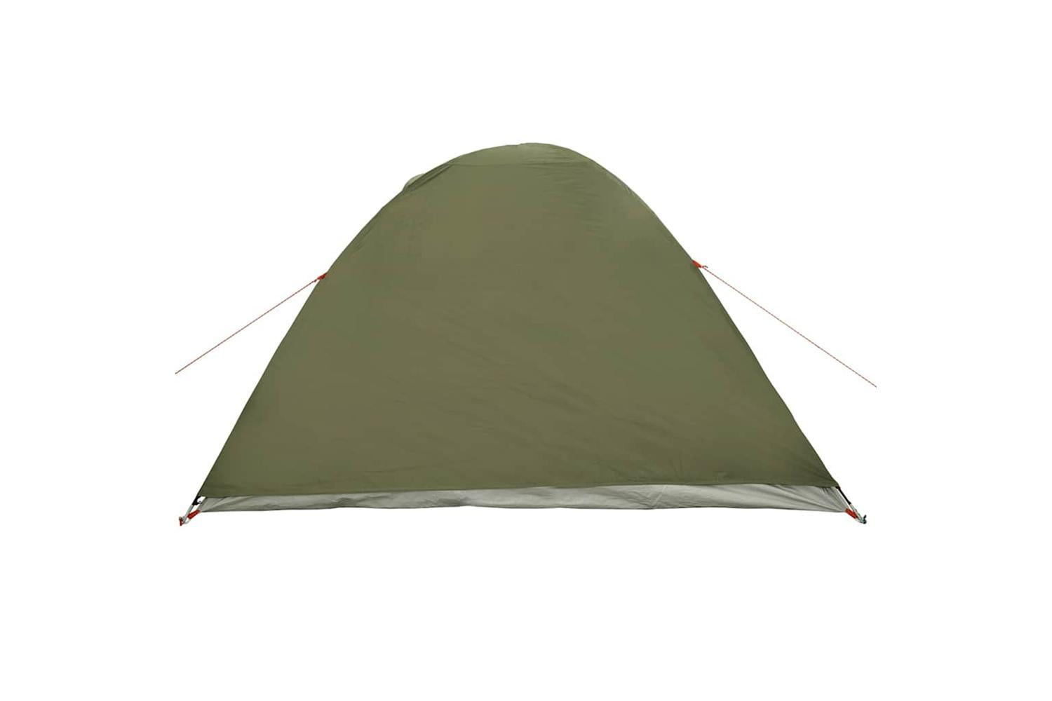 Vidaxl Camping Tent Dome 3-person Olive Green Waterproof-9