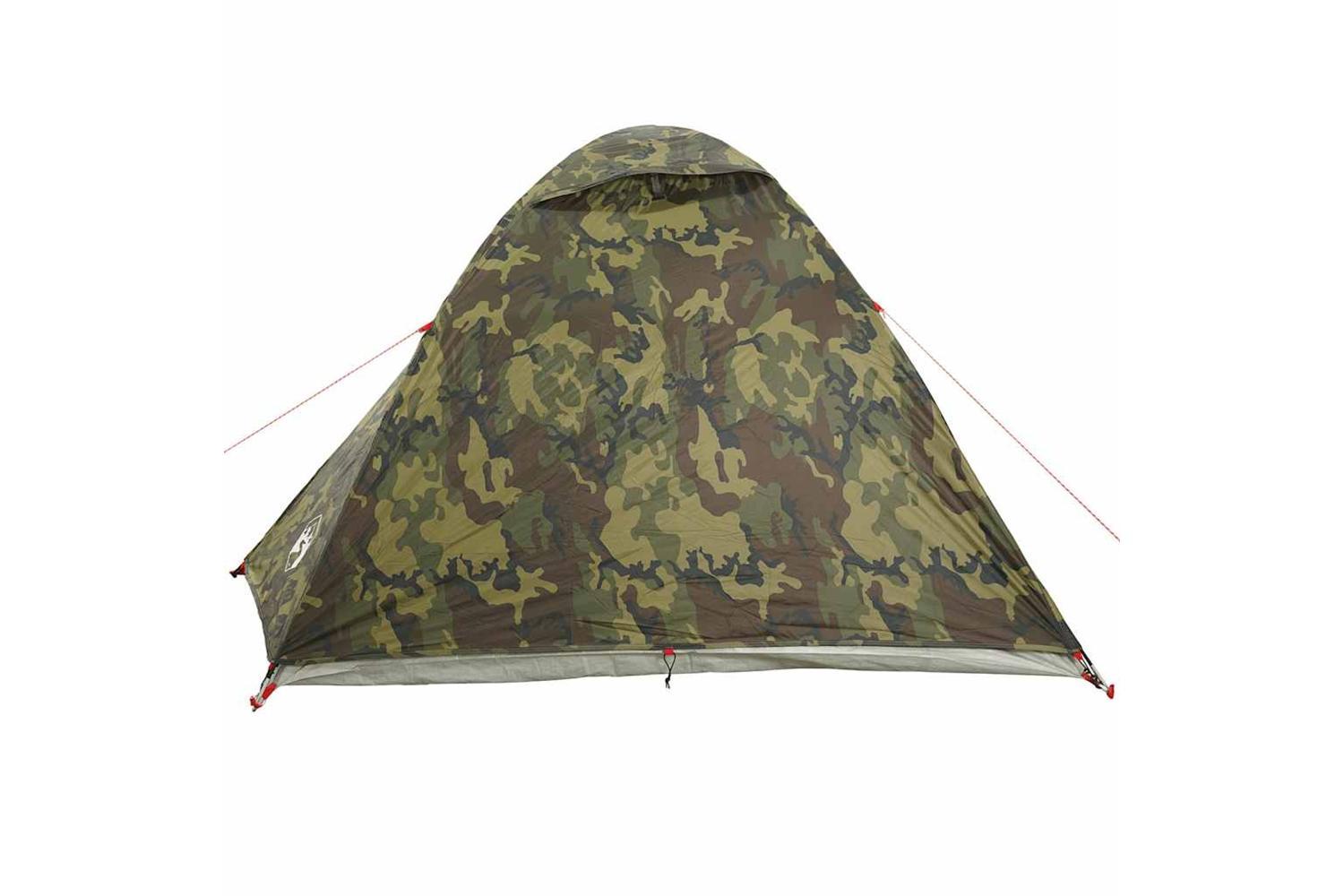 Vidaxl Camping Tent Dome 3-person Camouflage Waterproof-8