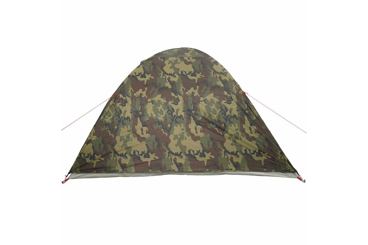 Vidaxl Camping Tent Dome 3-person Camouflage Waterproof-9