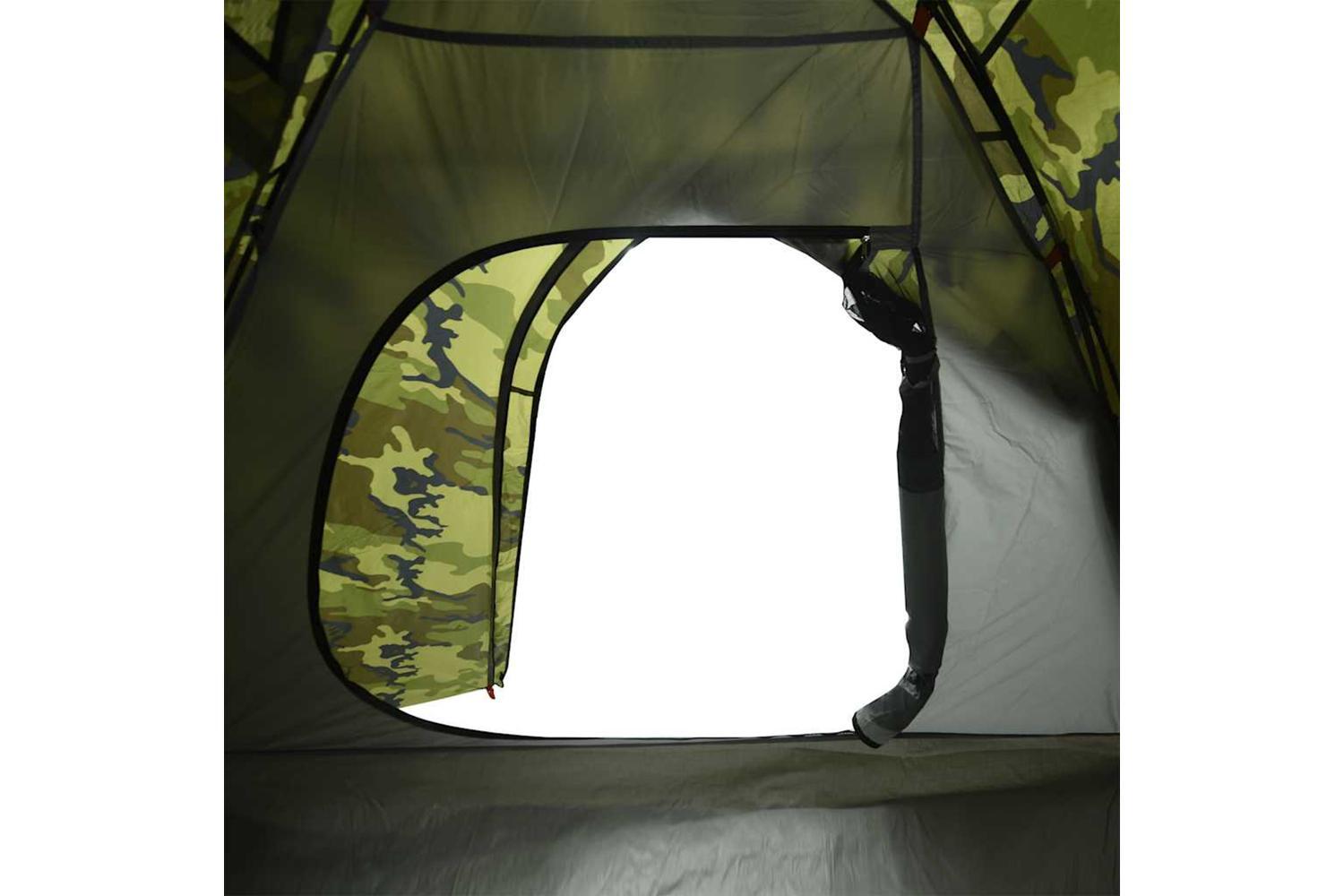 Vidaxl Camping Tent Dome 3-person Camouflage Waterproof-10