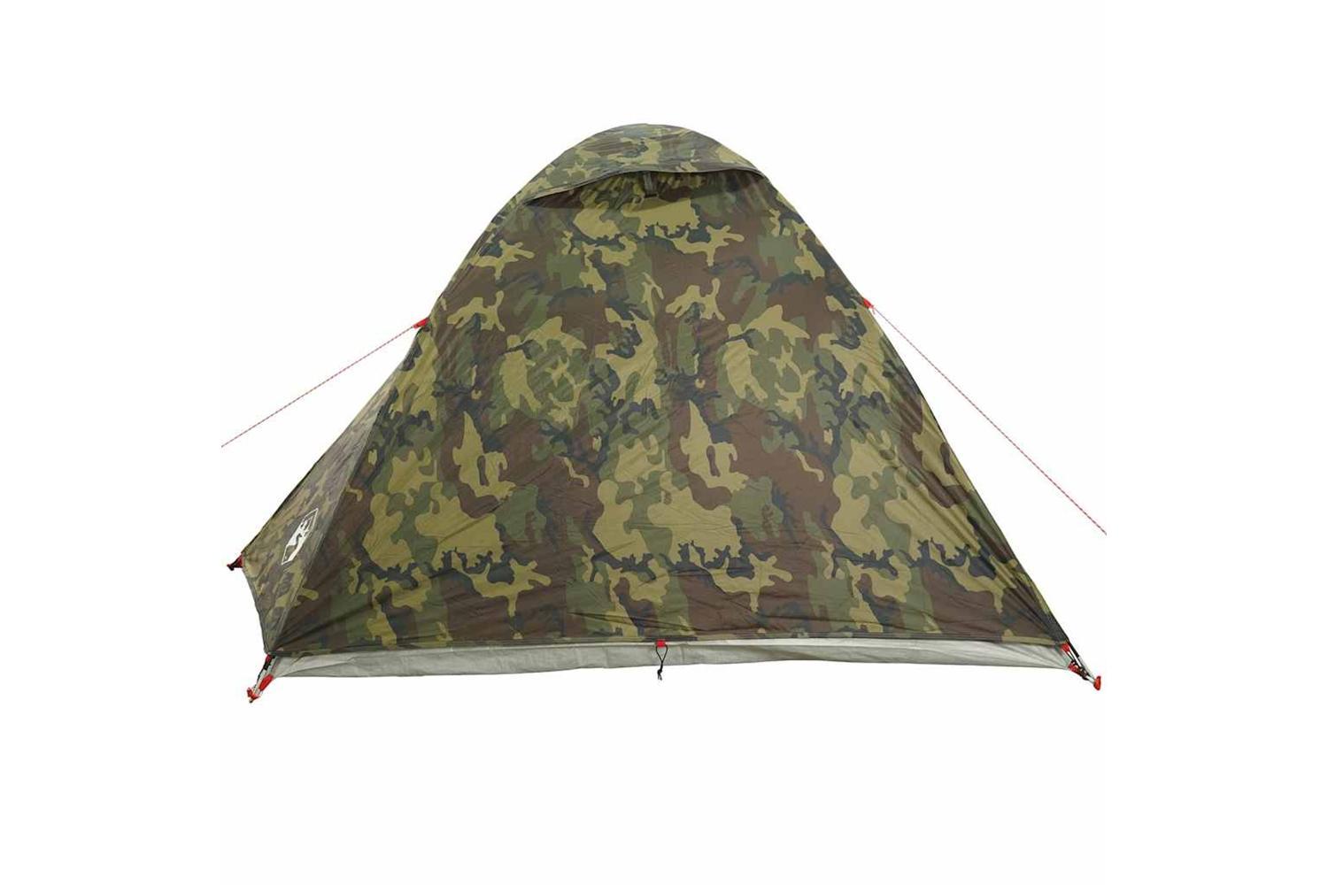 Vidaxl Camping Tent Dome 4-person Camouflage Waterproof-8