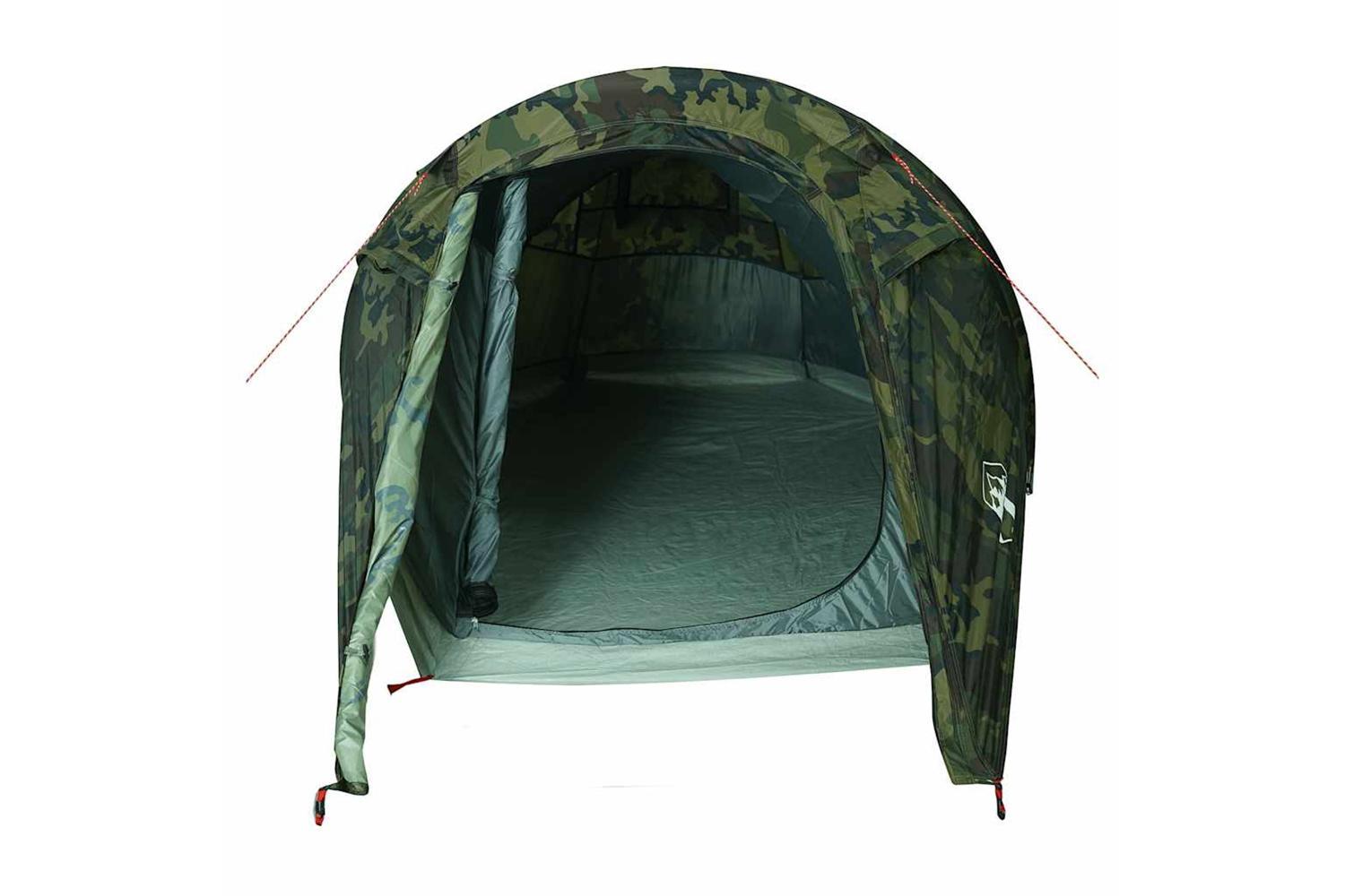 Vidaxl Camping Tent Tunnel 3-person Camouflage Waterproof-6