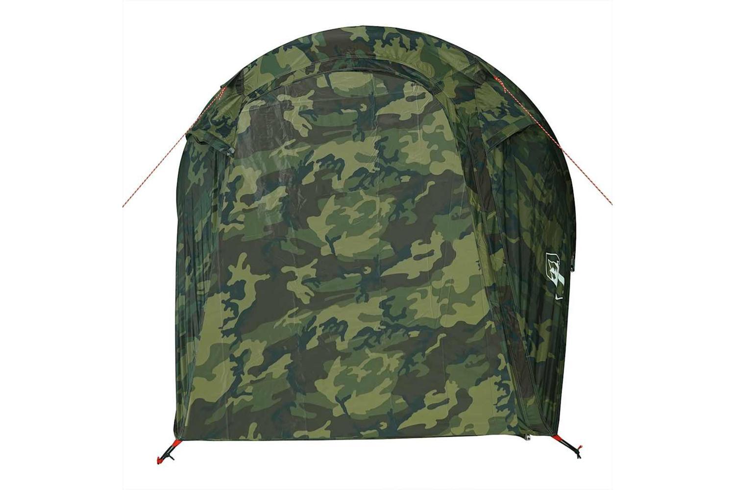 Vidaxl Camping Tent Tunnel 3-person Camouflage Waterproof-7