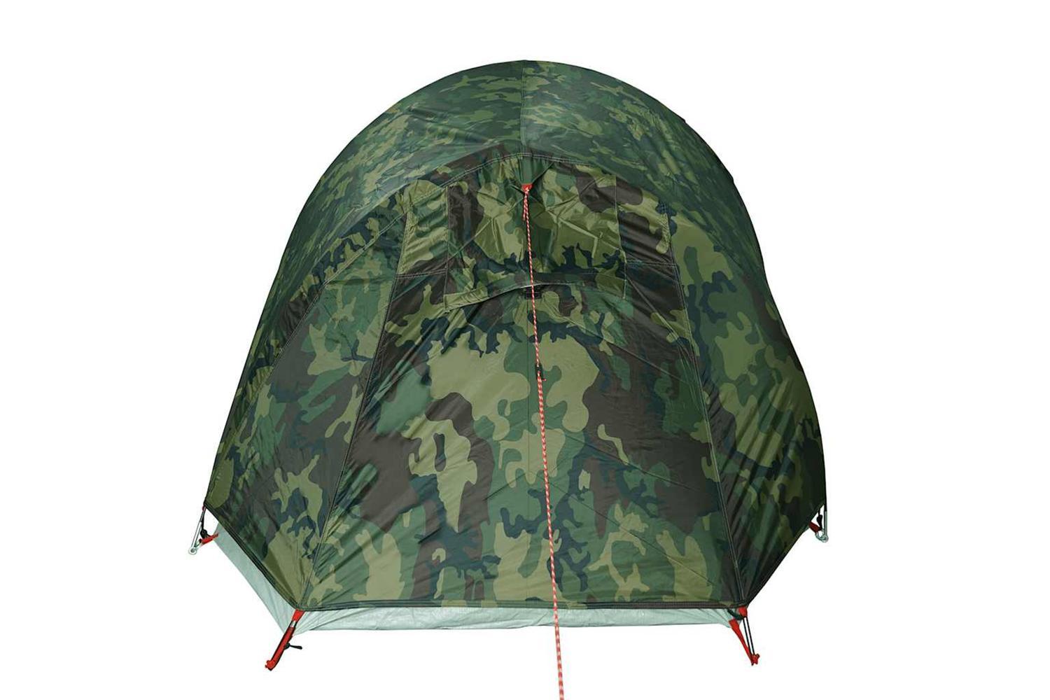 Vidaxl Camping Tent Tunnel 3-person Camouflage Waterproof-9