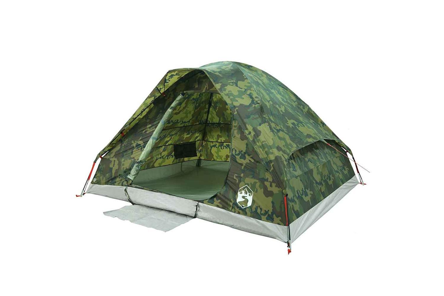 Vidaxl Camping Tent Dome 2-person Camouflage Waterproof-4