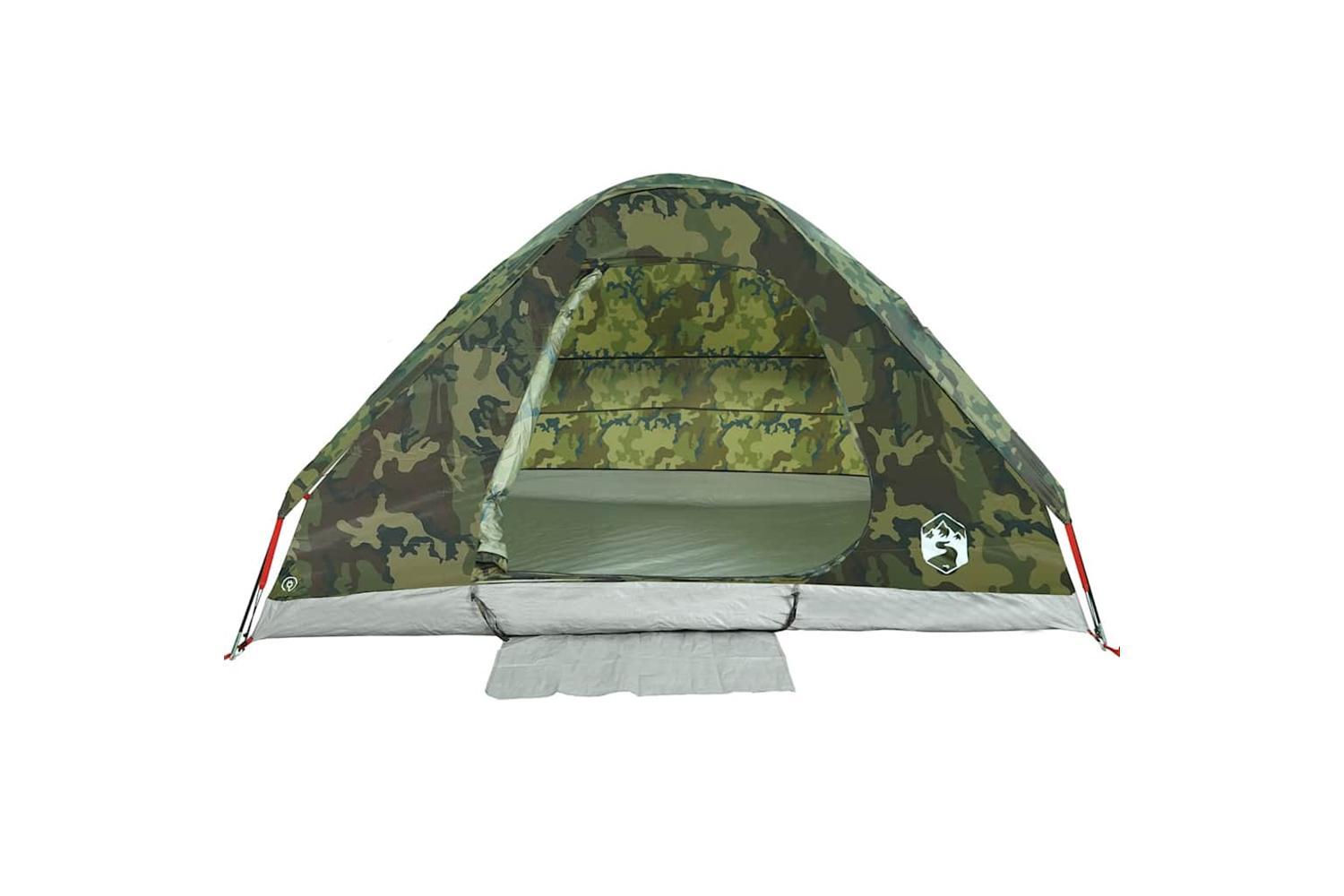 Vidaxl Camping Tent Dome 2-person Camouflage Waterproof-7