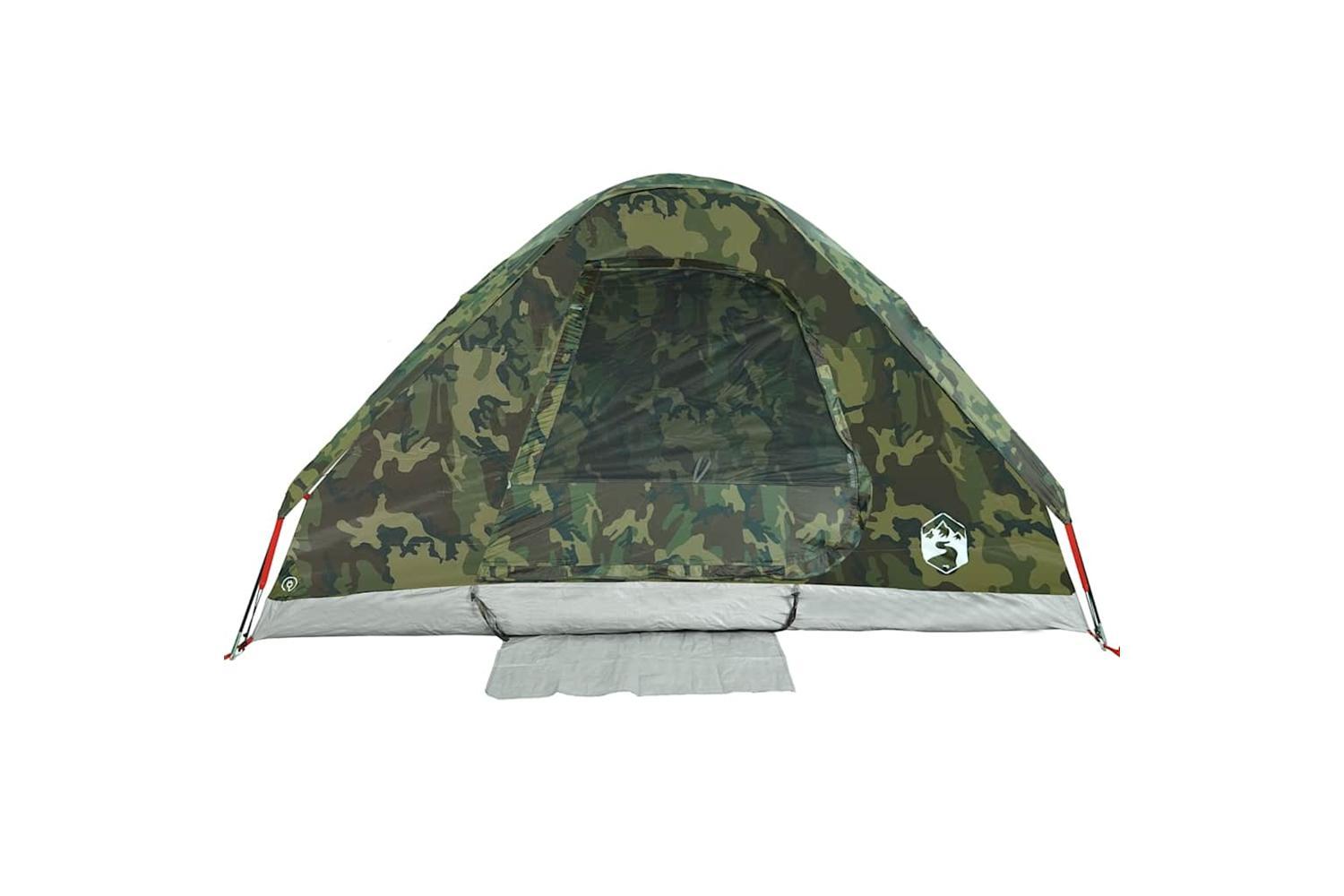 Vidaxl Camping Tent Dome 2-person Camouflage Waterproof-8