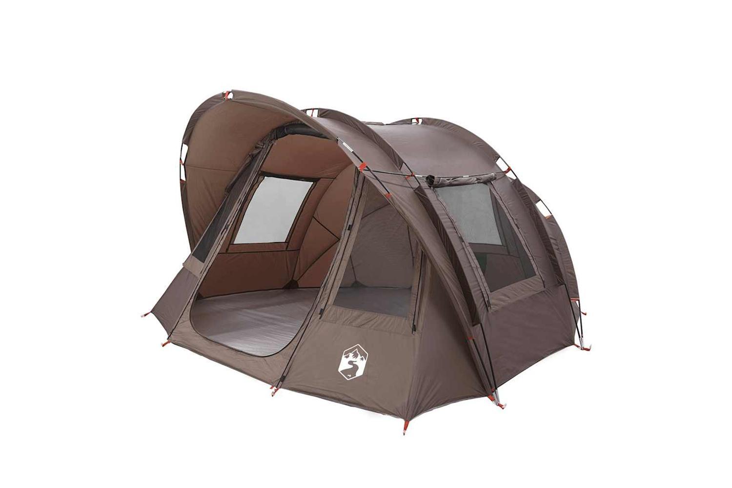 Vidaxl Fishing Tent 2-person Brown Waterproof-4