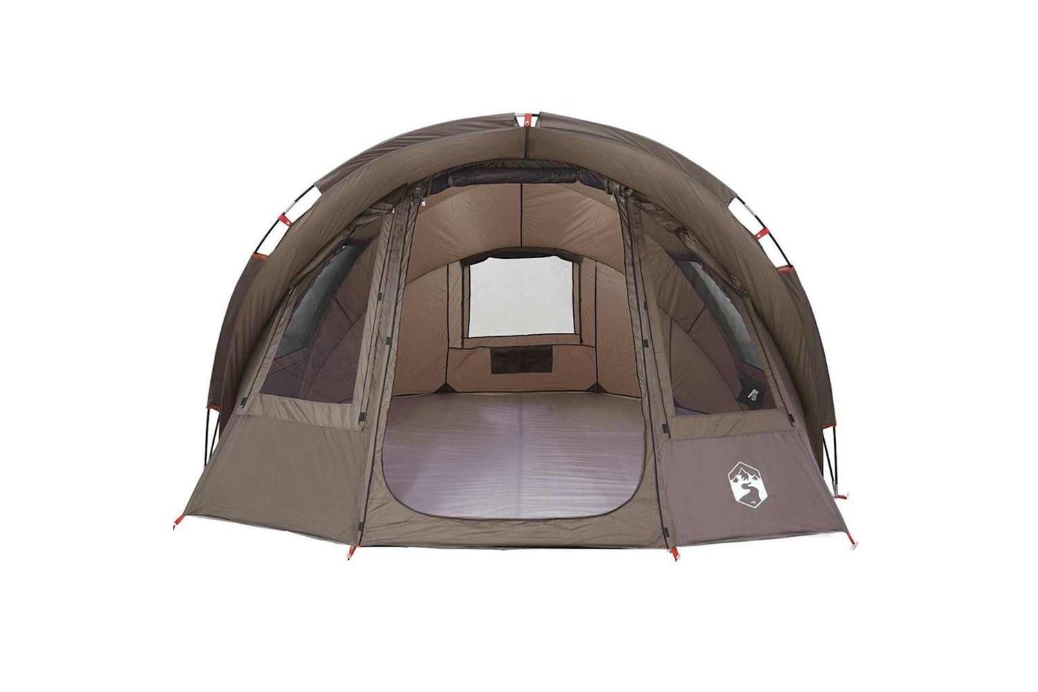 Vidaxl Fishing Tent 2-person Brown Waterproof-6