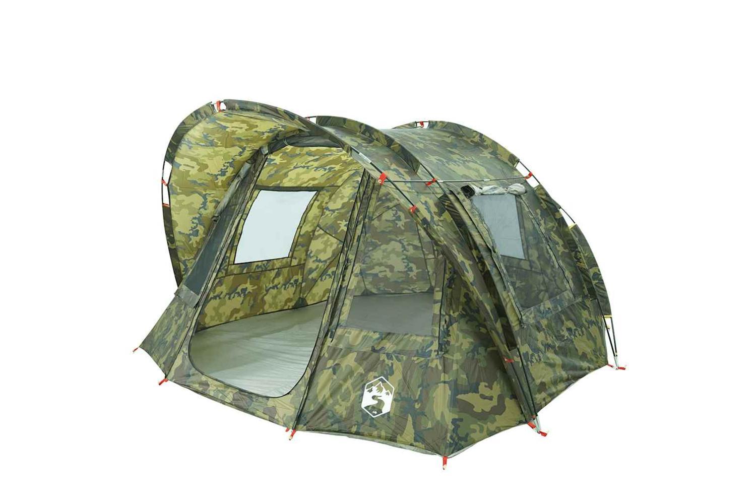 Vidaxl Fishing Tent 2-person Camouflage Waterproof-4