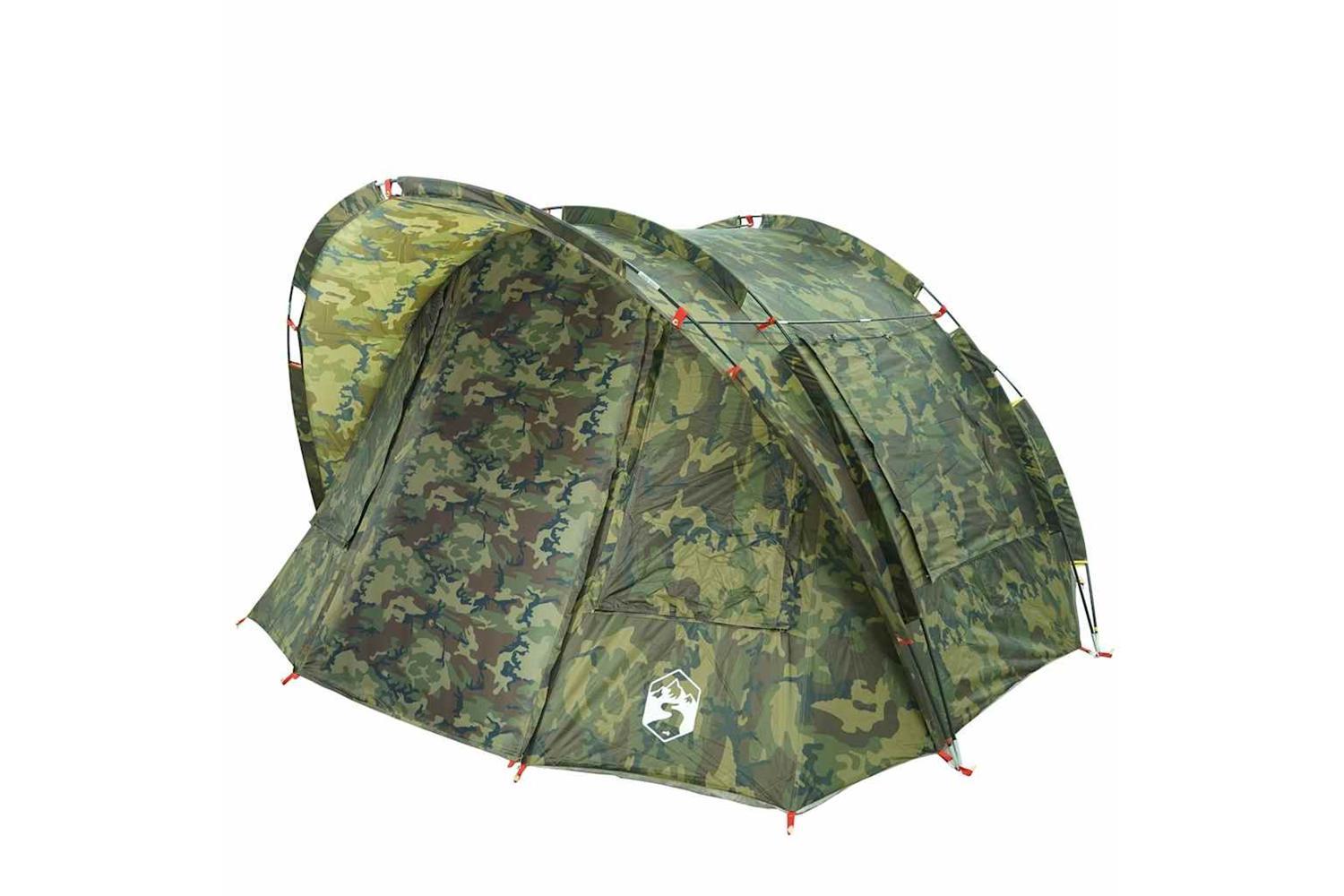 Vidaxl Fishing Tent 2-person Camouflage Waterproof-5