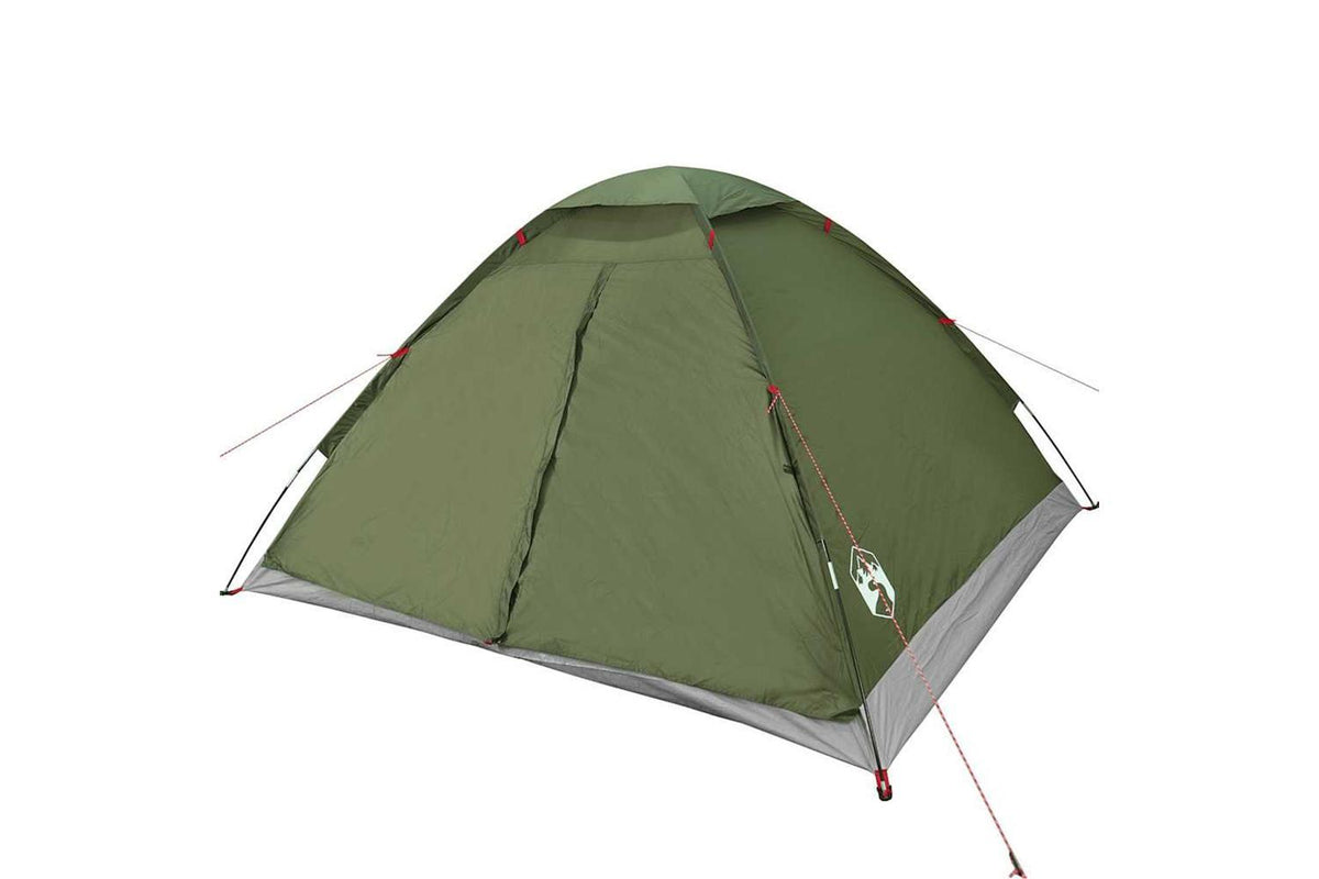 Vidaxl Camping Tent Dome 4-person Olive Green Waterproof-5