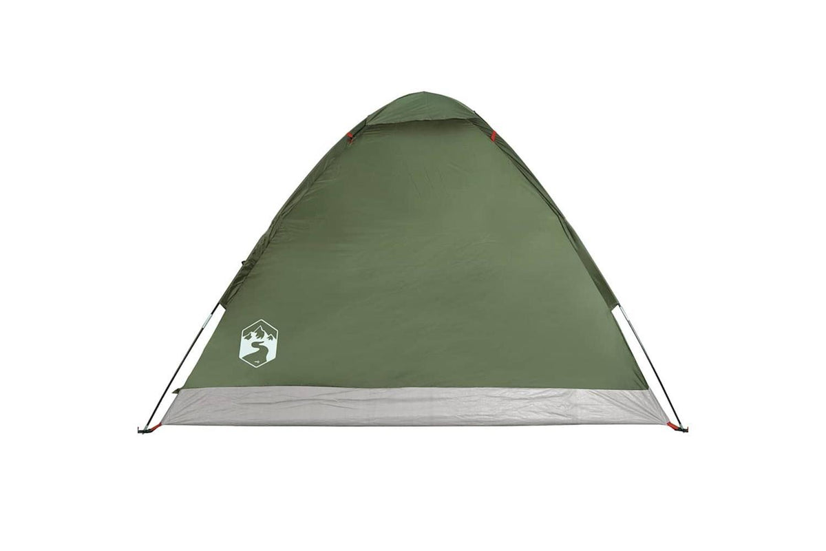 Vidaxl Camping Tent Dome 4-person Olive Green Waterproof-8