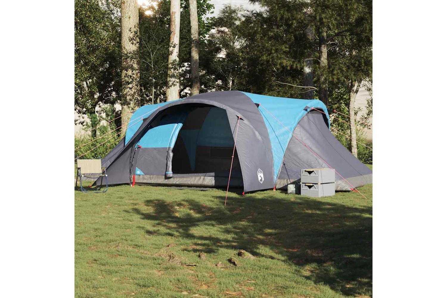 Vidaxl Family Tent Dome 6-person Blue Waterproof-3