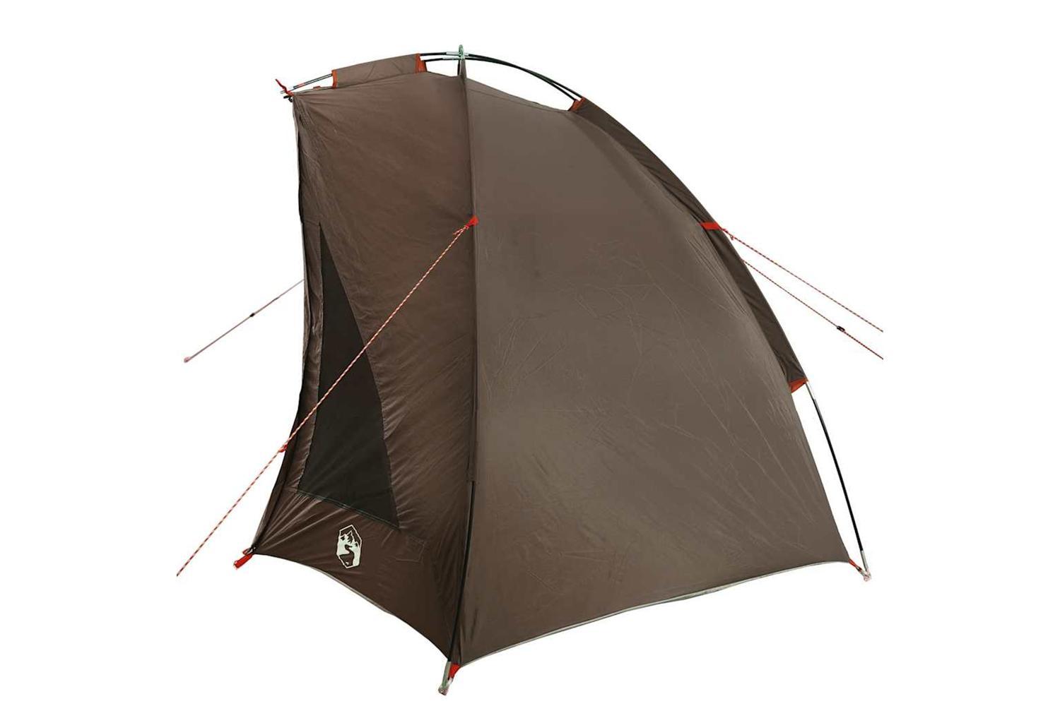 Vidaxl Fishing Tent Brown Waterproof-8