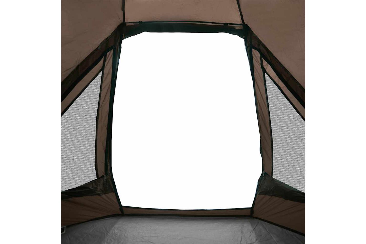 Vidaxl Fishing Tent Brown Waterproof-10