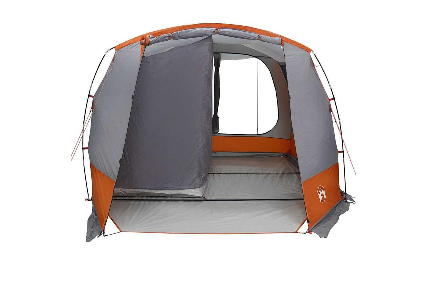 Vidaxl Car Tent Grey And Orange Waterproof-5