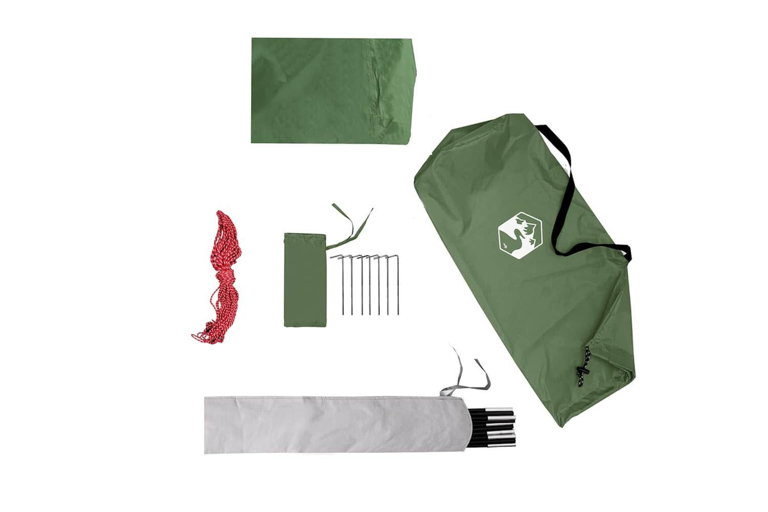 Vidaxl Car Tent Green Waterproof-10