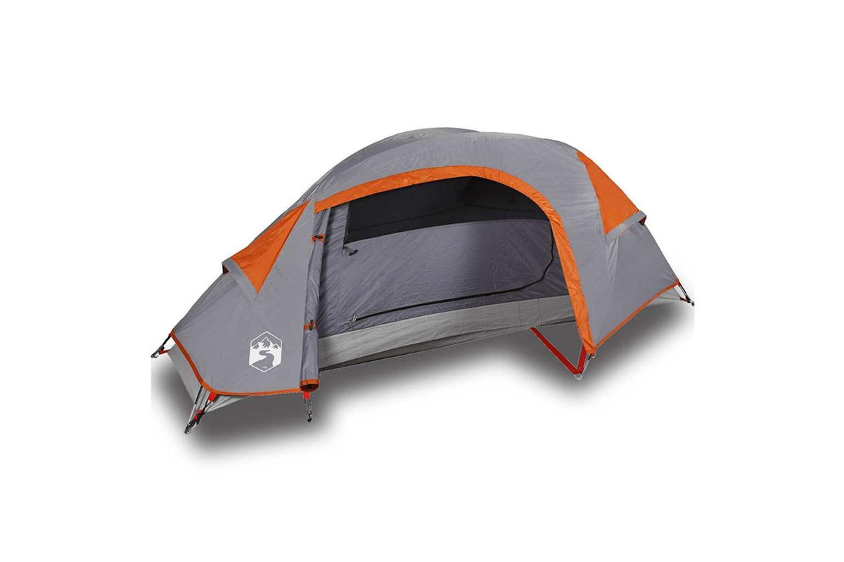 Vidaxl Camping Tent Dome 1-person Orange Waterproof